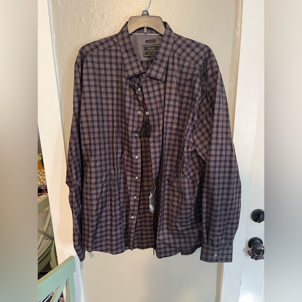 Jos A Bank 4XLT Tailored Fit Button Down Shirt